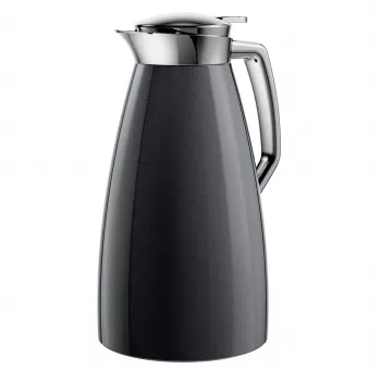 EMSA Plaza Insulated Jug 1 L Carbon Quick-Press Leak-Proof Thermal Carafe