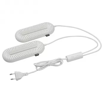 TFA 98.1129.02 Electric Shoe Dryer with Timer, 200 W, White/Grey
