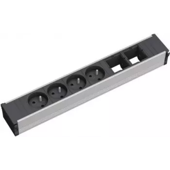 Bachmann CONI 4xUTE 2xABD Power Distribution Unit, 4 Universal Outlets, 2 USB Charging Ports, Black