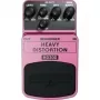 Behringer HD300 Heavy Distortion Effects Pedal for Electric Guitar - Ultra-Compact, 9V DC, Buffered Bypass, Black