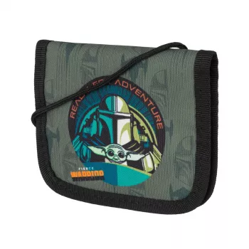 McNeill Star Wars The Mandalorian Chest Pouch – Black & Grey
