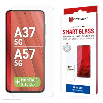 DISPLEX Smart Glass Screen Protector for Samsung Galaxy A37 5G / A57 5G – 9H Tempered Glass, Ultra-Clear, Bubble-Free