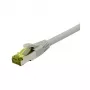Synergy21 CAT6A S/FTP Patch Cable, RJ45, 25m, Grey, LSZH, Ultraflex, 500MHz, 10Gbps