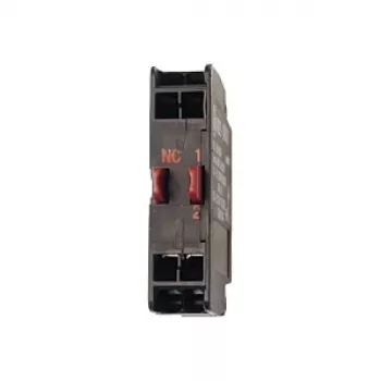 Eaton M22-CKC01 Contact Element, 1 NC, Momentary, Front Mount, Screw Terminals