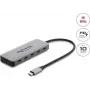 Delock 2-Port USB 10 Gbps Hub with 2-Port USB-C 4K and PD 3.0 100 W