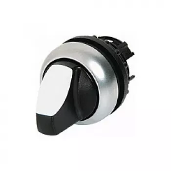 Eaton M22-WRK Selector Switch Actuator, 3-Position, Maintained, Black, Titanium Bezel, IP69K