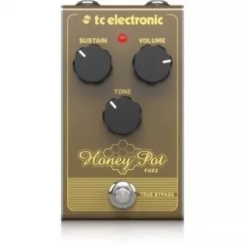 TC Electronic Honey Pot Fuzz Analog Guitar Effects Pedal with True Bypass