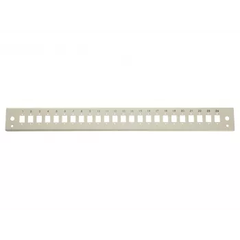 Equip 19 inch Patch Panel 24x LC Duplex, SC Simplex, Steel, Grey, 1U