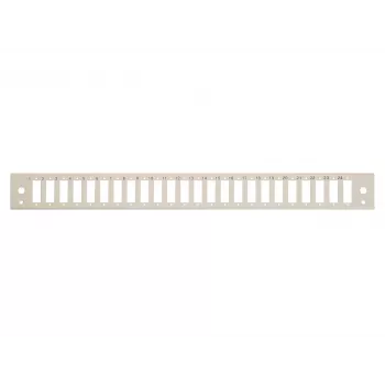 EQUIP 337103 19-inch 1U Fiber Optic Patch Panel, 24x SC-Duplex, Steel, Grey