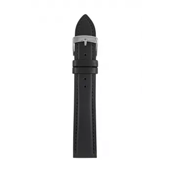 ZEPPELIN Leather Strap Black 20 mm