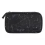 COOCAZOO Urban Metro Pencil Case, Polyester, Grey/Black/White, 22 x 10 x 6 cm, Water-Repellent, Tear-Resistant, PVC-Free, PFC-Free