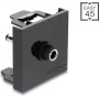 Delock Easy 45 Module DC 5.5 x 2.1 mm Female to DC 5.5 x 2.5 mm Male Adapter Black