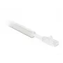 Delock Self-Adhesive Cable Duct with Sliding Lid 25 x 10 mm, 1 m, 5-Pack, White
