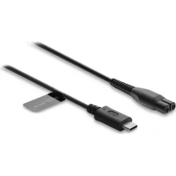 Delock USB Type-C Charging Cable 4.3 V for Philips OneBlade 360 Face + Body - Replacement Shaver Charger Cable 1 m