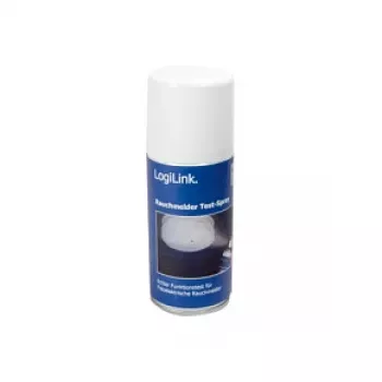 LogiLink RP0011 Smoke Detector Testing Spray, 150 ml, Non-Flammable, CFC-Free, Residue-Free, for Optical & Ionization Detectors