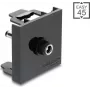 Delock Easy 45 Module DC 5.5 x 2.5 mm Jack to DC 5.5 x 2.1 mm Plug Black