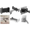 LogiLink BP0204 Universal VESA Tablet & Smartphone Clamp for Monitor Arms, 4.7 inch-15 inch, 360° Rotation, 1kg Load, Black