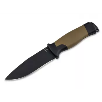 Boker Plus Desertman Fixed Blade Knife 440C G-10 02BO083