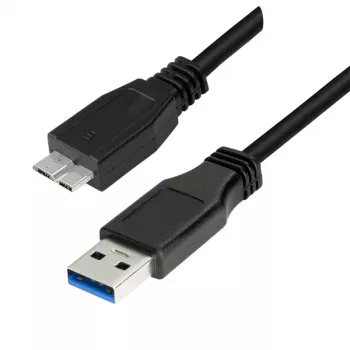 LogiLink CU0027 USB 2.0 Micro-B Cable, 2 m, Black