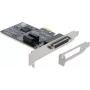 DELOCK CAN 2.0 / CAN FD PCIe Interface Card, 2 x D-Sub 9 Pin, up to 8 Mbps, with Isolation and Surge Protection