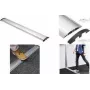 LogiLink Floor Cable Cover, Aluminium & ABS, 754 x 139 x 22 mm, Cut-to-Length, Silver