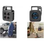 LogiLink LPS504 Cable Reel with 4 Schuko Sockets and 2 USB Ports, 5m Cable, Black