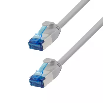 LogiLink Cat.6A Slim S/FTP LSZH Patch Cable, Grey, 3 m, SlimLine