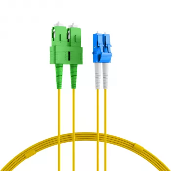 EFB Elektronik Duplex Jumper LC-SC/APC 9/125µm OS2 LSZH Yellow 2.0mm 40m