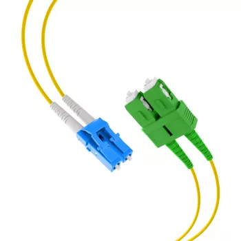 EFB Elektronik Duplex Jumper LC-SC/APC 9/125µm OS2 LSZH Yellow 2.0mm 40m