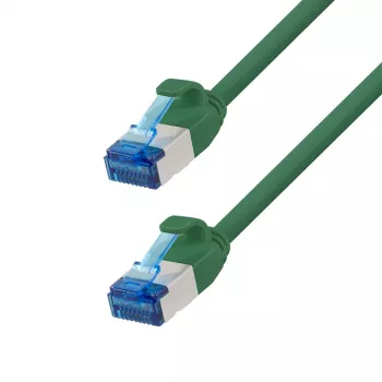 LogiLink SlimLine Cat.6A S/FTP LSZH Patch Cable, Green, 10 m