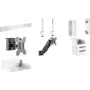 LogiLink Slatwall Gas Spring Monitor Arm for 17-32 inch Screens, VESA 75/100, 2-9 kg, Black