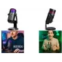 LogiLink HS0058 USB Condenser Microphone with RGB Light, 192kHz, Black