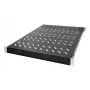 LogiLink SF0600B 19 inch Adjustable Rack Shelf, 1U, 25 kg Load, 400-600 mm Depth, Black
