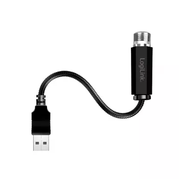 LogiLink LED016 USB Ambient Light Red, 0.2 W LED, 120° Beam, Plug & Play