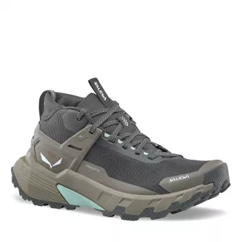 Salewa Pedroc 2 Mid PTX Women's Hiking Boots - Black Out/Bungee Cord - UK 4 (EU 36.5)