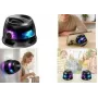LogiLink SP0073 Portable Bluetooth 5.4 TWS Speaker with Magnetic Suction, LED Lighting, IPX5 Splash-proof, Black