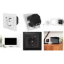 LogiLink PA0262B Wall Outlet with 1 Schuko Socket, 1 USB-A and 1 USB-C Charger, Black