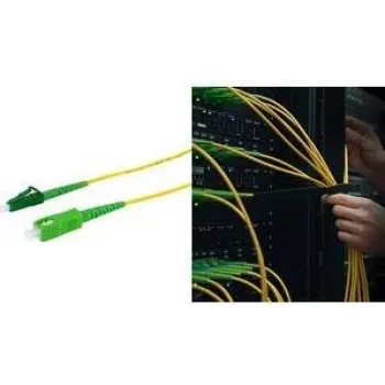 LogiLink FPSLS40 OS2 Singlemode Fiber Optic Patch Cable, SC to LC Simplex, 40 m, Yellow, LSZH