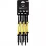 Wild Country HMS Screwgate Locking Carabiner 6-Pack - Black/Yellow, 25 kN