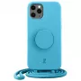 Just Elegance JE PopGrip Case for iPhone 11 Pro 5.8 inch Blue/Aqua