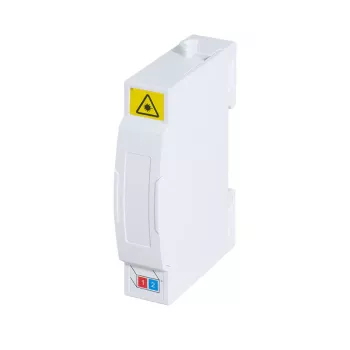 LogiLink FTTH Termination Box for DIN Rail Mounting, 2 Ports, White