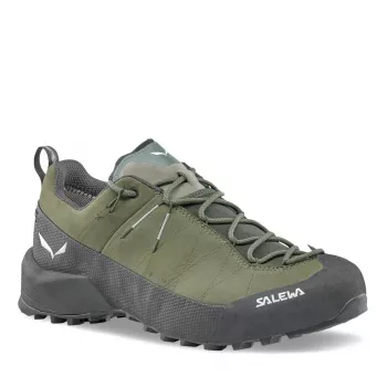 Salewa Wildfire Leather 2 GTX Men's Hiking & Approach Shoes Faded Green/Black EU 41
