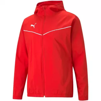 PUMA teamRISE All Weather Jacket Red 657396 01