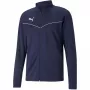 PUMA teamRISE Training Poly Jacket Navy Blue 657392 06 Men's Full-Zip Football Jacket