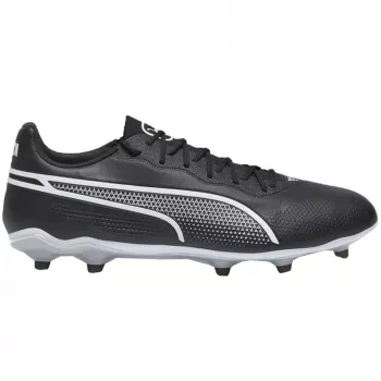 PUMA King Pro FG/AG Football Boots - Puma Black/Puma White/Gold - UK 8.5 (EU 42.5)