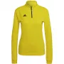 adidas Entrada 22 Top Training Sweatshirt Yellow HI2130 2XS