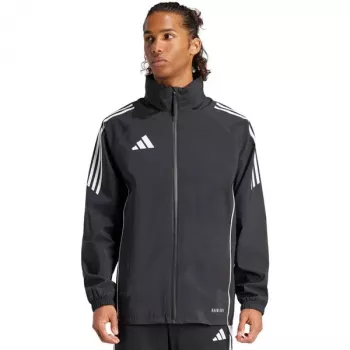 adidas Tiro 24 Rain Men's Football Jacket Black White IJ7390 M