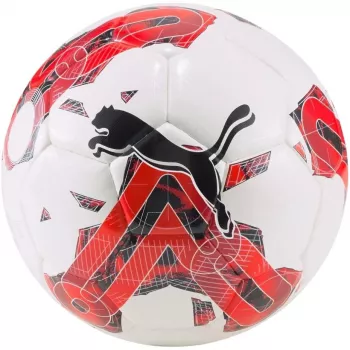 PUMA Orbita 5 Hybrid Football White-Red Size 4