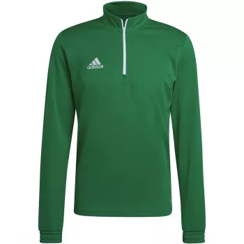 adidas Entrada 22 Training Top Men's Team Green Quarter-Zip Sweatshirt HI2129 M