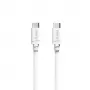 Hama USB-C to USB-C Cable, 2 m, 60 W Power Delivery, White
